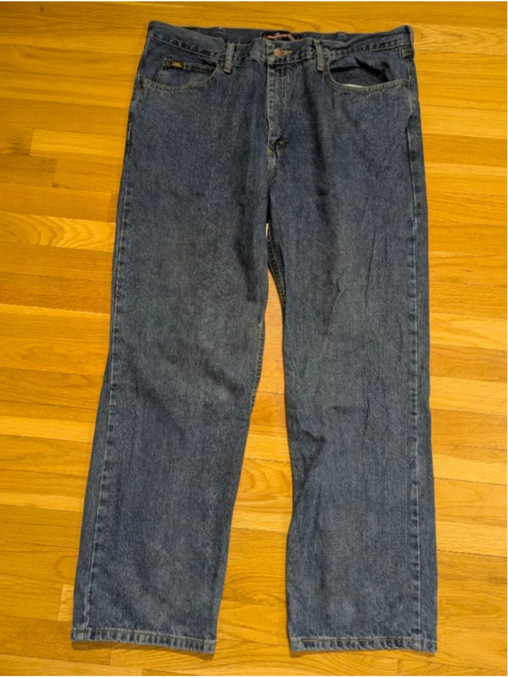 Lee Straight Leg Jeans 42 x 32 Blue Black Set of 2